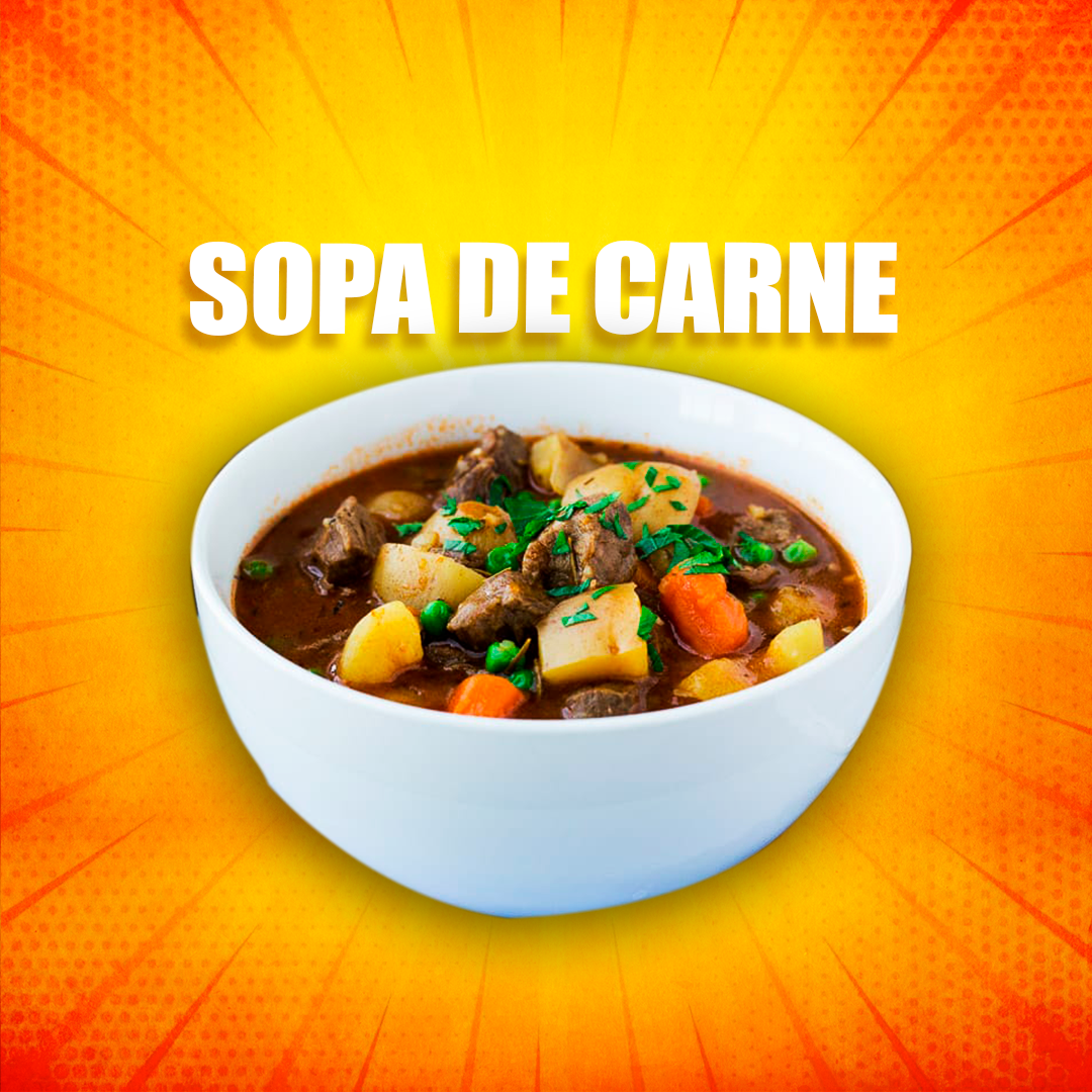 SOPA DE CARNE - Asados Taguanes